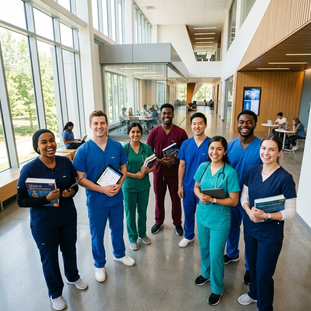 NHA EDU Academy students in healthcare training